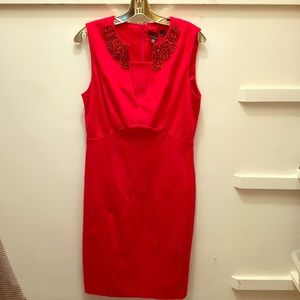 New Red Ted Baker Dress with Sequins